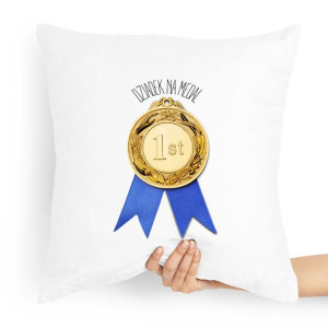 Poduszka Na Dzień Dziadka Dziadek Na Medal #1