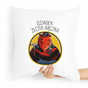 Poduszka Na Dzień Dziadka Dziadek Złota Rączka