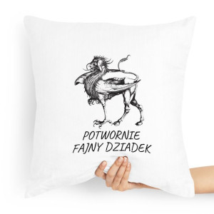 Poduszka Na Dzień Dziadka Potwornie Fajny Dziadek