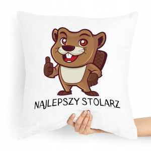 Poduszka Najlepszy Prezent, Najlepszego Stolarza