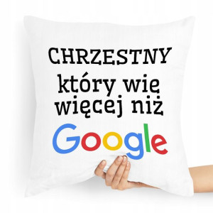Poduszka Poszewka Dla Chrzestnego Na Prezent