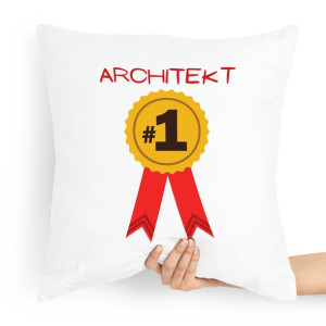 Poduszka Prezent Dla Architekta Na Medal #1
