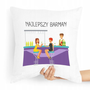 Poduszka Prezent Dla Barmana Najlepszy Barman