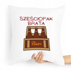 Poduszka Prezent Dla Brata Sześciopak Brata