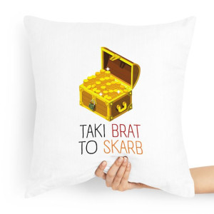 Poduszka Prezent Dla Brata Taki Brat To Skarb