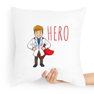 Poduszka Prezent Dla Doktora Lekarz Medyk Hero