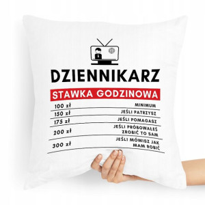 Poduszka Prezent Dla Dziennikarza Reportera