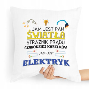 Poduszka Prezent Dla Elektryka Herbatka Z Prądem