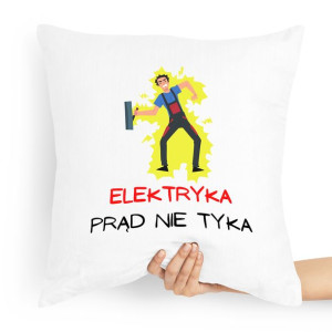 Poduszka Prezent Dla Elektryka Prąd Nie Tyka
