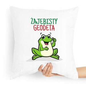 Poduszka Prezent Dla Geodety Żajebisty Geodeta