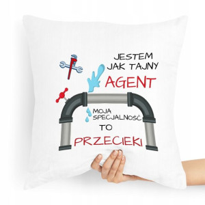 Poduszka Prezent Dla Hydraulika Jak Tajny Agent