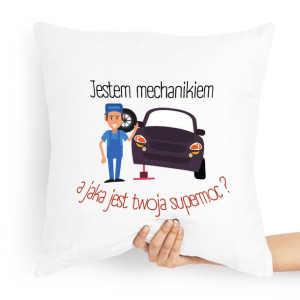 Poduszka Prezent Dla Mechanika Jestem Mechanikiem