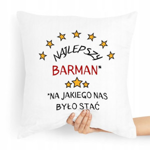 Poduszka Prezent Dla Najlepszego Barmana