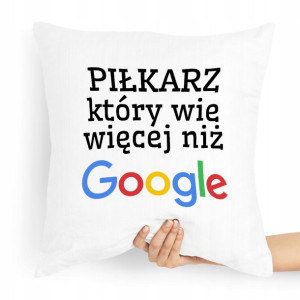 Poduszka Prezent Dla Piłkarza Który Wie Więcej