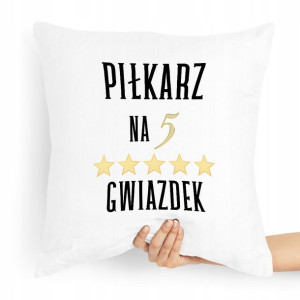 Poduszka Prezent Dla Piłkarza Na 5 Gwiazdek