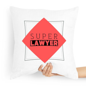 Poduszka Prezent Dla Prawnika Super Lawyer