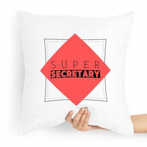 Poduszka Prezent Dla Sekretarki Super Secretary