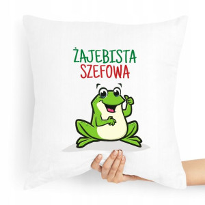 Poduszka Prezent Dla Szefa Szefowa Żajebista