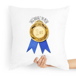 Poduszka Prezent Dla Taksówkarza Na Medal #1
