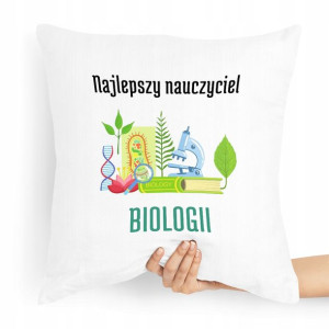Poduszka Prezent Najlepszy Nauczyciel Biologi