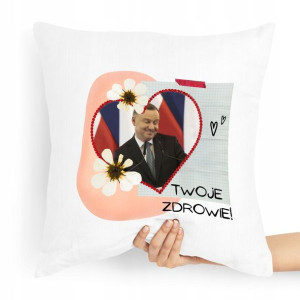 Poduszka Prezent Politycy Andrzej Duda Prezydent
