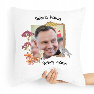 Poduszka Prezent Politycy Andrzej Duda Prezydent