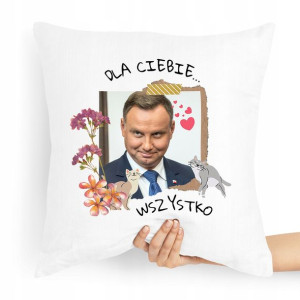 Poduszka Prezent Politycy Andrzej Duda Prezydent