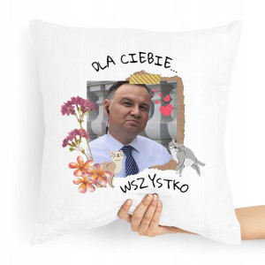 Poduszka Prezent Politycy Andrzej Duda Prezydent