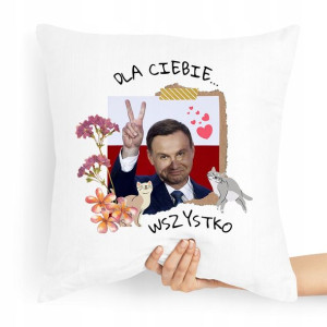 Poduszka Prezent Politycy Andrzej Duda Prezydent
