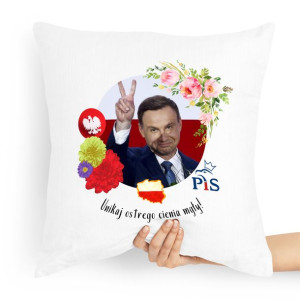 Poduszka Prezent Politycy Andzej Duda Prezydent