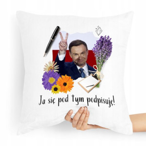 Poduszka Prezent Politycy Andzej Duda Prezydent