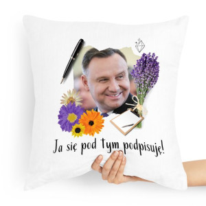 Poduszka Prezent Politycy Andzej Duda Prezydent
