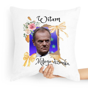 Poduszka Prezent Politycy Donald Tusk Platforma Po
