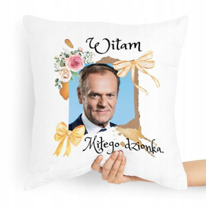 Poduszka Prezent Politycy Donald Tusk Platforma Po