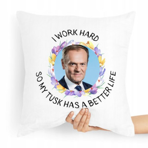 Poduszka Prezent Politycy Donald Tusk Platforma Po