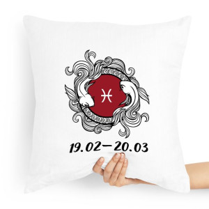 Poduszka Prezent Znaki Zodiaku Zodiakara Ryby
