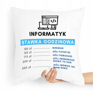 Poduszka Stawka Godzinowa Informatyka Programisty