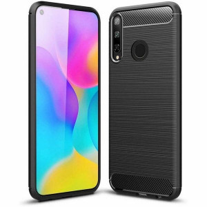 Etui Tech-protect Huawei P40 Lite E Carbon Czarny/black