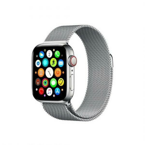 Mercury Pasek Mesh Apple Watch 42mm Srebrny/silver