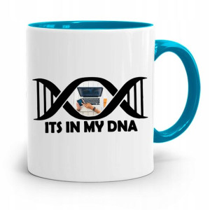 Pracownika Kubek Błękitny Its In My Dna