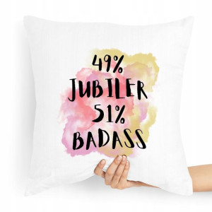 Prezent Poduszka Dla Jubilera Jubiler Badass