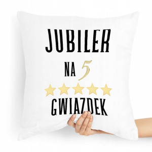 Prezent Poduszka Dla Jubilera Na Pięć Gwiazdek