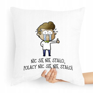 Prezent Poduszka Dla Kibica Nie Śmieje