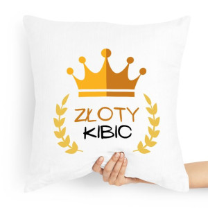 Prezent Poduszka Dla Kibica Złoty Kibic