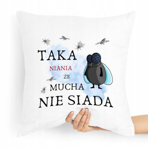 Prezent Poduszka Dla Niani Opiekunka Mucha Nie