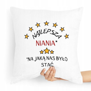 Prezent Poduszka Dla Niani Opiekunka Najlepsza