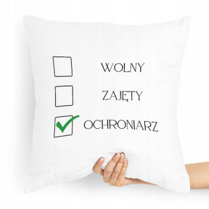 Prezent Poduszka Dla Ochroniarza Stróż Wolny