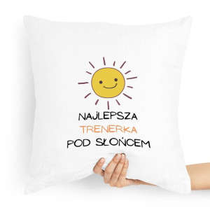Prezent Poduszka Dla Trenera Najlepsza Pod Słońcem