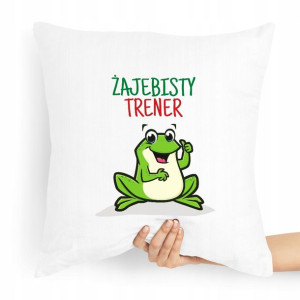 Prezent Poduszka Dla Trenera Żajebisty Trener