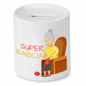 Skarbonka Dla Babci Super Babcia Prezent